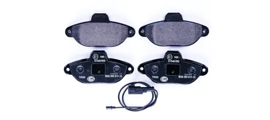 Bremsbelagsatz, Scheibenbremse HELLA 8DB 355 019-151 Bild Bremsbelagsatz, Scheibenbremse HELLA 8DB 355 019-151