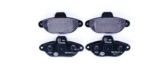 Bremsbelagsatz, Scheibenbremse HELLA 8DB 355 019-161 Bild Bremsbelagsatz, Scheibenbremse HELLA 8DB 355 019-161