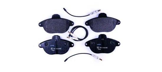 Bremsbelagsatz, Scheibenbremse Vorderachse HELLA 8DB 355 019-281 Bild Bremsbelagsatz, Scheibenbremse Vorderachse HELLA 8DB 355 019-281