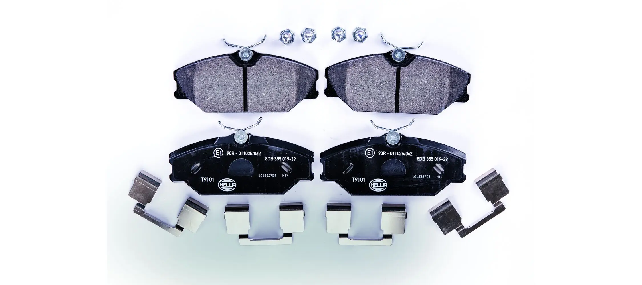 Bremsbelagsatz, Scheibenbremse HELLA 8DB 355 019-391