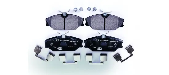 Bremsbelagsatz, Scheibenbremse HELLA 8DB 355 019-391 Bild Bremsbelagsatz, Scheibenbremse HELLA 8DB 355 019-391