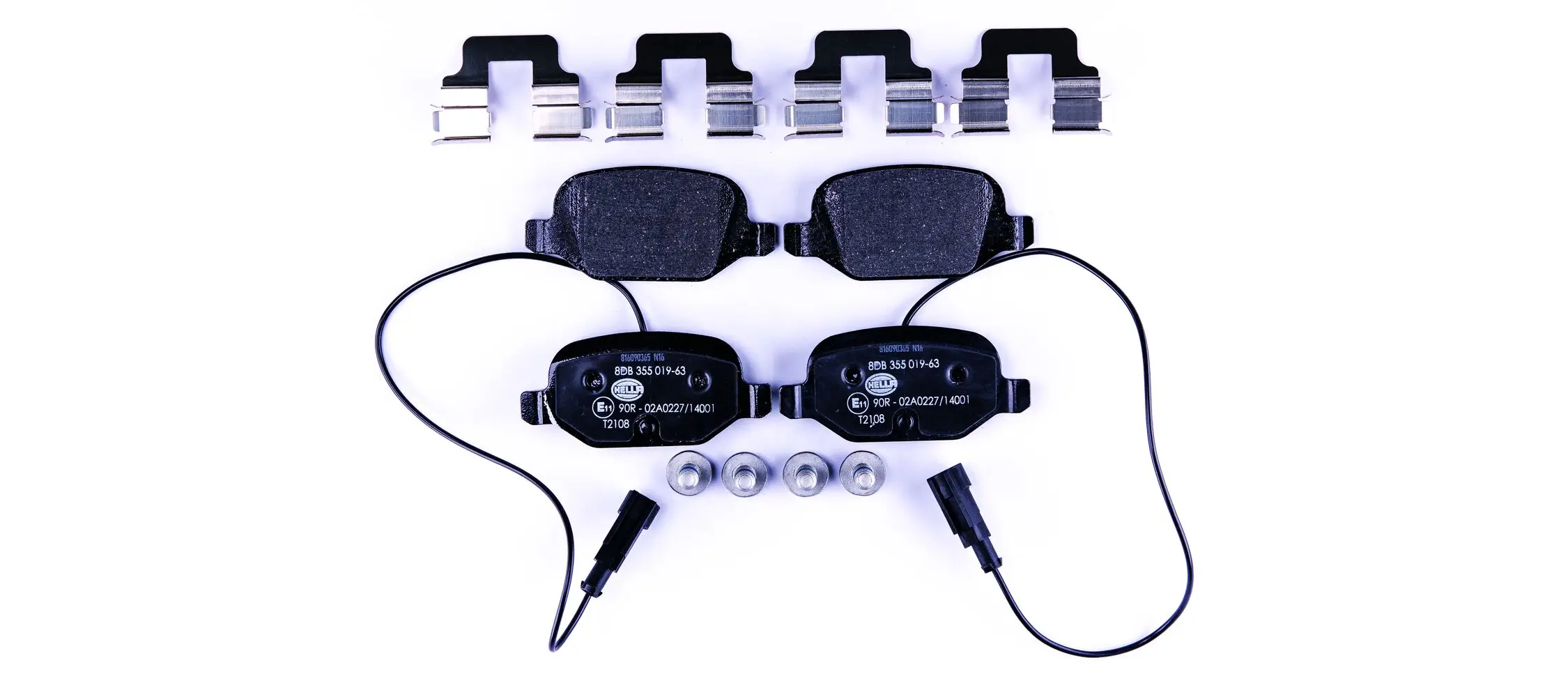 Bremsbelagsatz, Scheibenbremse HELLA 8DB 355 019-631