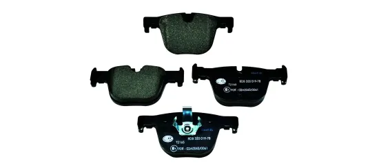 Bremsbelagsatz, Scheibenbremse Hinterachse HELLA 8DB 355 019-781 Bild Bremsbelagsatz, Scheibenbremse Hinterachse HELLA 8DB 355 019-781