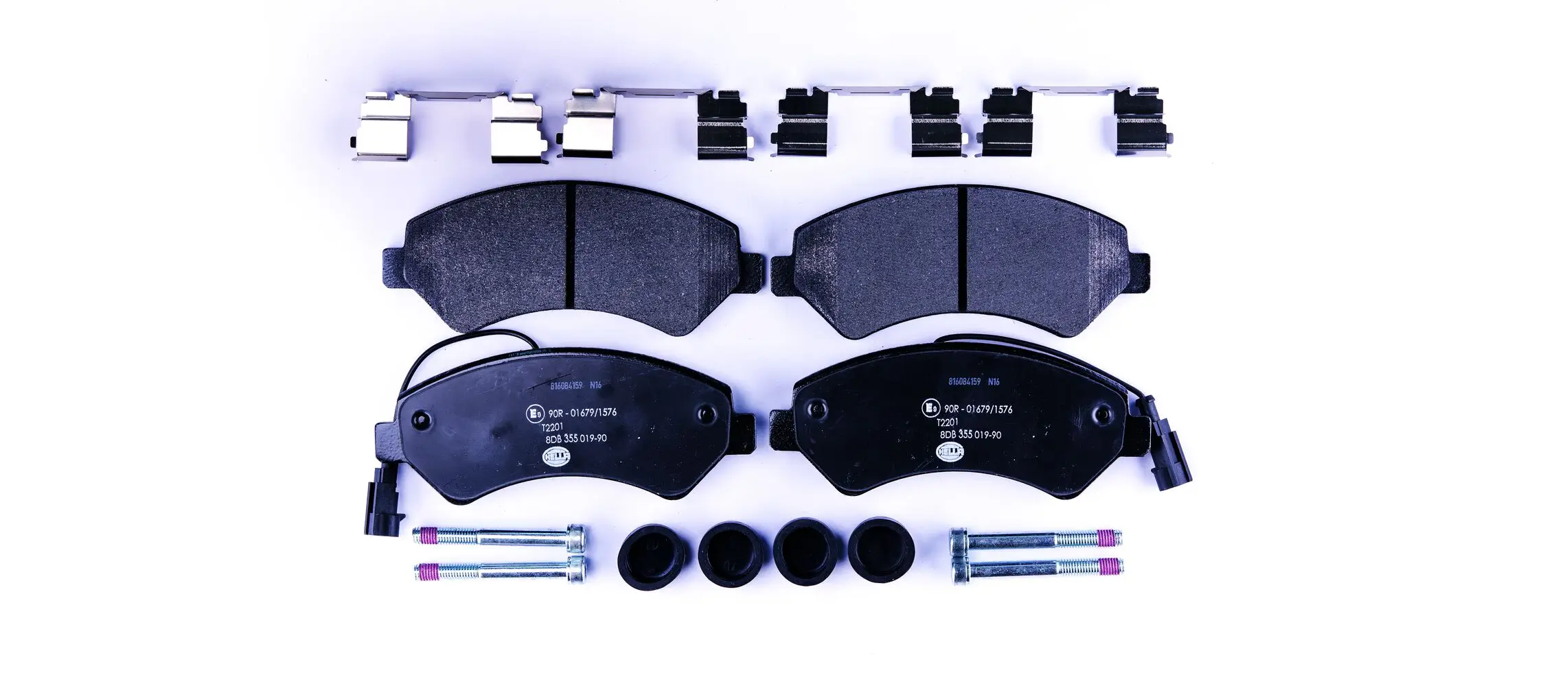 Bremsbelagsatz, Scheibenbremse HELLA 8DB 355 019-901
