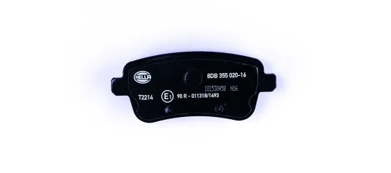 Bremsbelagsatz, Scheibenbremse Hinterachse HELLA 8DB 355 020-161 Bild Bremsbelagsatz, Scheibenbremse Hinterachse HELLA 8DB 355 020-161
