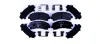 Bremsbelagsatz, Scheibenbremse HELLA 8DB 355 020-171