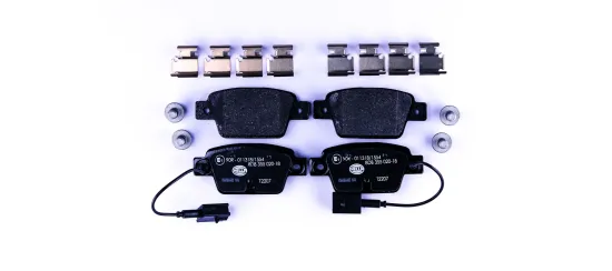 Bremsbelagsatz, Scheibenbremse HELLA 8DB 355 020-181 Bild Bremsbelagsatz, Scheibenbremse HELLA 8DB 355 020-181