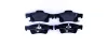Bremsbelagsatz, Scheibenbremse Hinterachse HELLA 8DB 355 020-351 Bild Bremsbelagsatz, Scheibenbremse Hinterachse HELLA 8DB 355 020-351