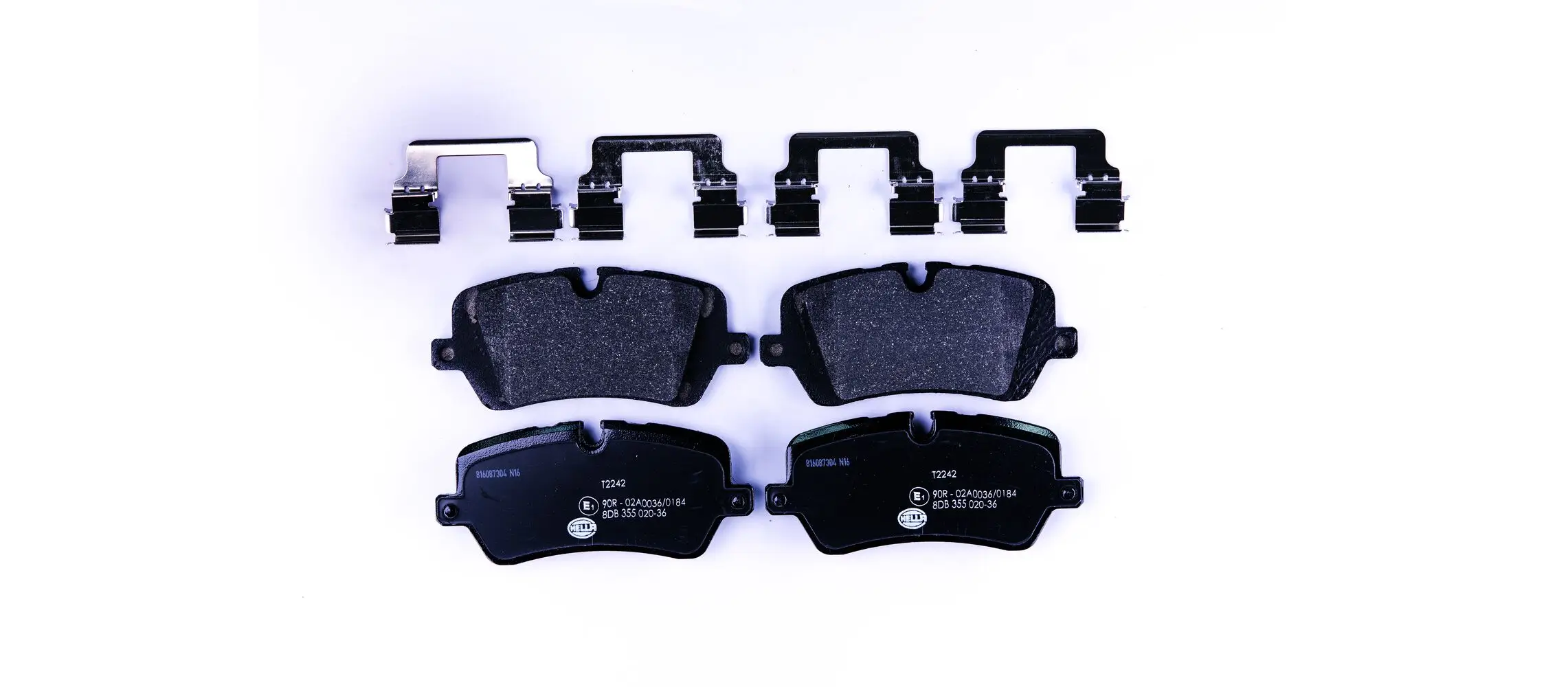 Bremsbelagsatz, Scheibenbremse HELLA 8DB 355 020-361