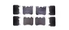 Bremsbelagsatz, Scheibenbremse HELLA 8DB 355 020-431 Bild Bremsbelagsatz, Scheibenbremse HELLA 8DB 355 020-431