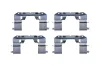 Bremsbelagsatz, Scheibenbremse Vorderachse HELLA 8DB 355 020-551 Bild Bremsbelagsatz, Scheibenbremse Vorderachse HELLA 8DB 355 020-551