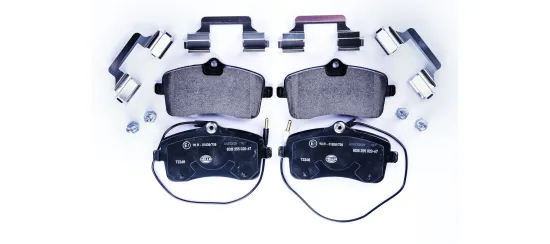 Bremsbelagsatz, Scheibenbremse Vorderachse HELLA 8DB 355 020-671 Bild Bremsbelagsatz, Scheibenbremse Vorderachse HELLA 8DB 355 020-671