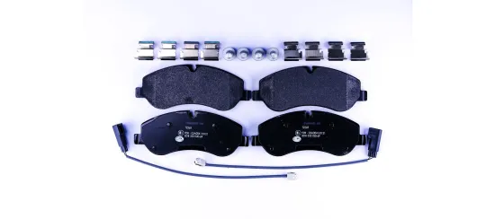 Bremsbelagsatz, Scheibenbremse Vorderachse HELLA 8DB 355 020-691 Bild Bremsbelagsatz, Scheibenbremse Vorderachse HELLA 8DB 355 020-691