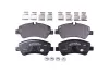 Bremsbelagsatz, Scheibenbremse Hinterachse HELLA 8DB 355 020-721 Bild Bremsbelagsatz, Scheibenbremse Hinterachse HELLA 8DB 355 020-721