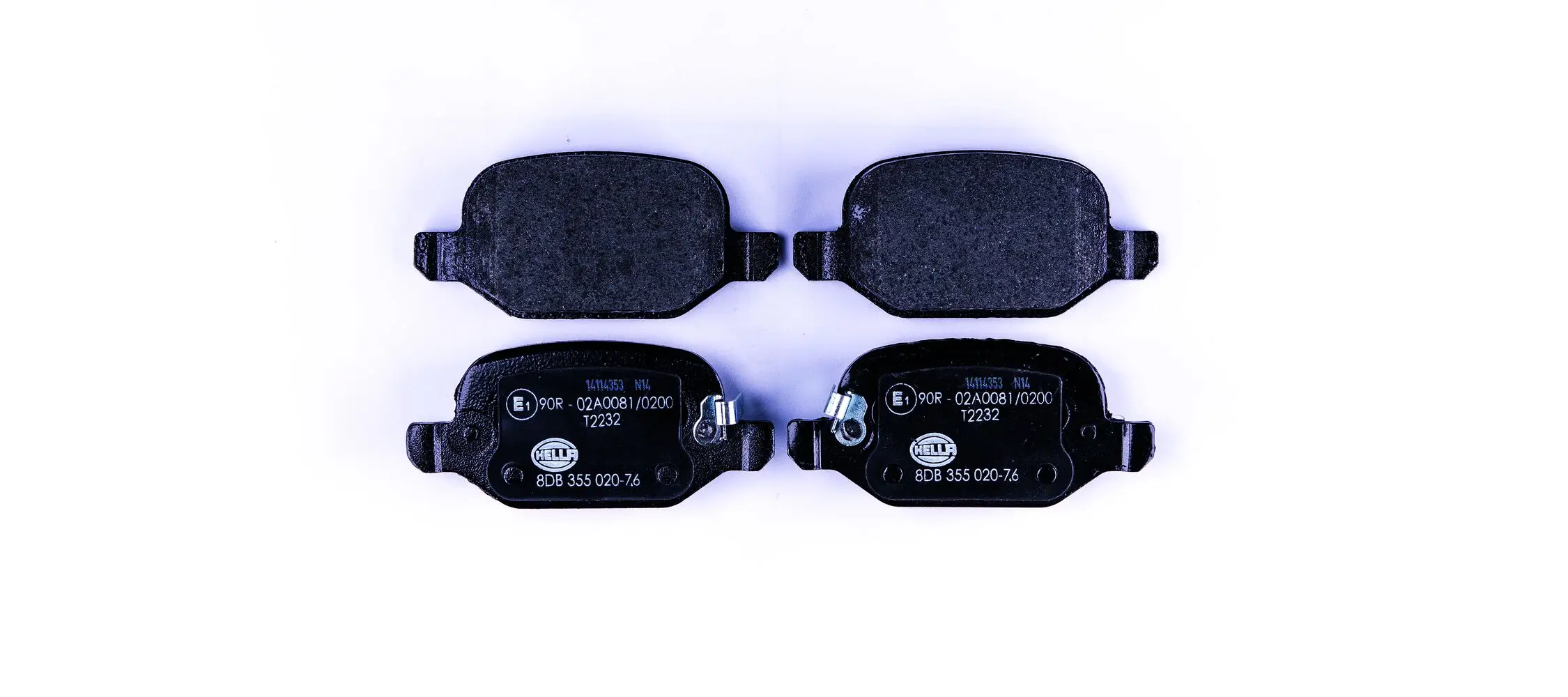 Bremsbelagsatz, Scheibenbremse HELLA 8DB 355 020-761