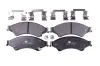 Bremsbelagsatz, Scheibenbremse Vorderachse HELLA 8DB 355 020-781 Bild Bremsbelagsatz, Scheibenbremse Vorderachse HELLA 8DB 355 020-781
