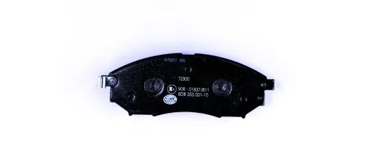 Bremsbelagsatz, Scheibenbremse Vorderachse HELLA 8DB 355 021-101 Bild Bremsbelagsatz, Scheibenbremse Vorderachse HELLA 8DB 355 021-101