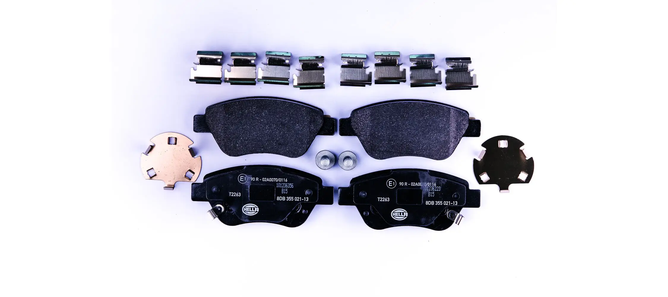 Bremsbelagsatz, Scheibenbremse HELLA 8DB 355 021-131