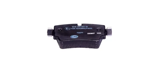 Bremsbelagsatz, Scheibenbremse HELLA 8DB 355 021-161 Bild Bremsbelagsatz, Scheibenbremse HELLA 8DB 355 021-161