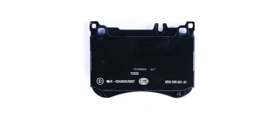 Bremsbelagsatz, Scheibenbremse Vorderachse HELLA 8DB 355 021-211 Bild Bremsbelagsatz, Scheibenbremse Vorderachse HELLA 8DB 355 021-211