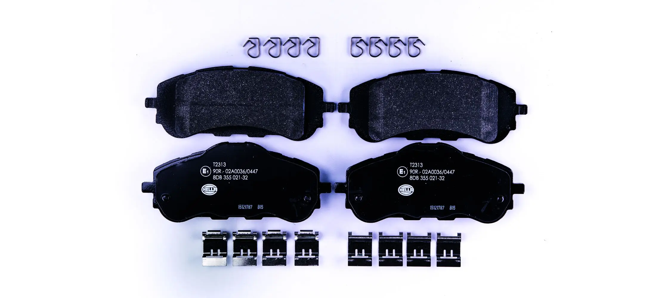 Bremsbelagsatz, Scheibenbremse HELLA 8DB 355 021-321