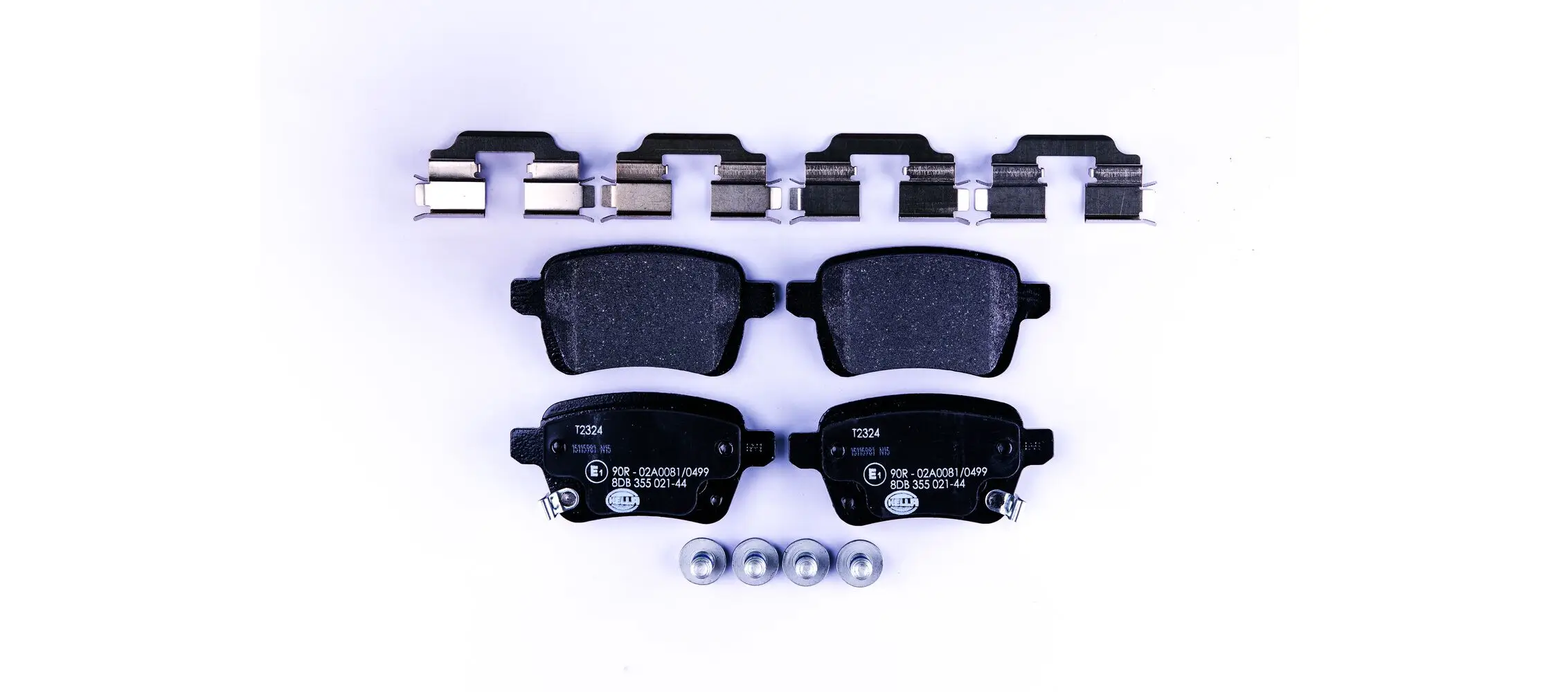 Bremsbelagsatz, Scheibenbremse HELLA 8DB 355 021-441