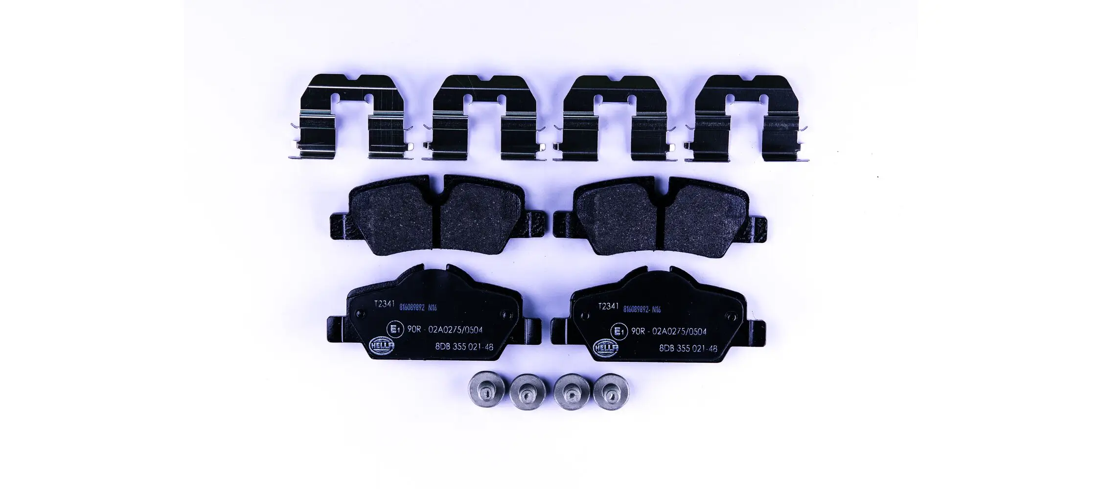 Bremsbelagsatz, Scheibenbremse HELLA 8DB 355 021-481
