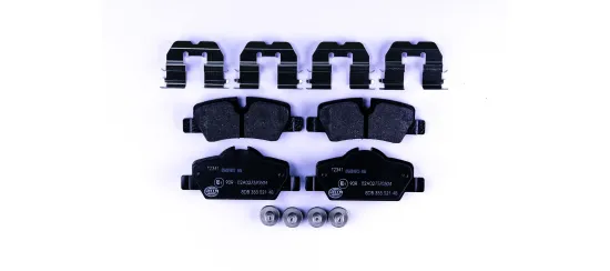 Bremsbelagsatz, Scheibenbremse HELLA 8DB 355 021-481 Bild Bremsbelagsatz, Scheibenbremse HELLA 8DB 355 021-481
