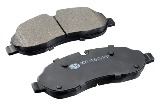 Bremsbelagsatz, Scheibenbremse Vorderachse HELLA 8DB 355 021-571 Bild Bremsbelagsatz, Scheibenbremse Vorderachse HELLA 8DB 355 021-571