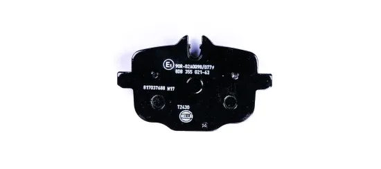 Bremsbelagsatz, Scheibenbremse Hinterachse HELLA 8DB 355 021-631 Bild Bremsbelagsatz, Scheibenbremse Hinterachse HELLA 8DB 355 021-631