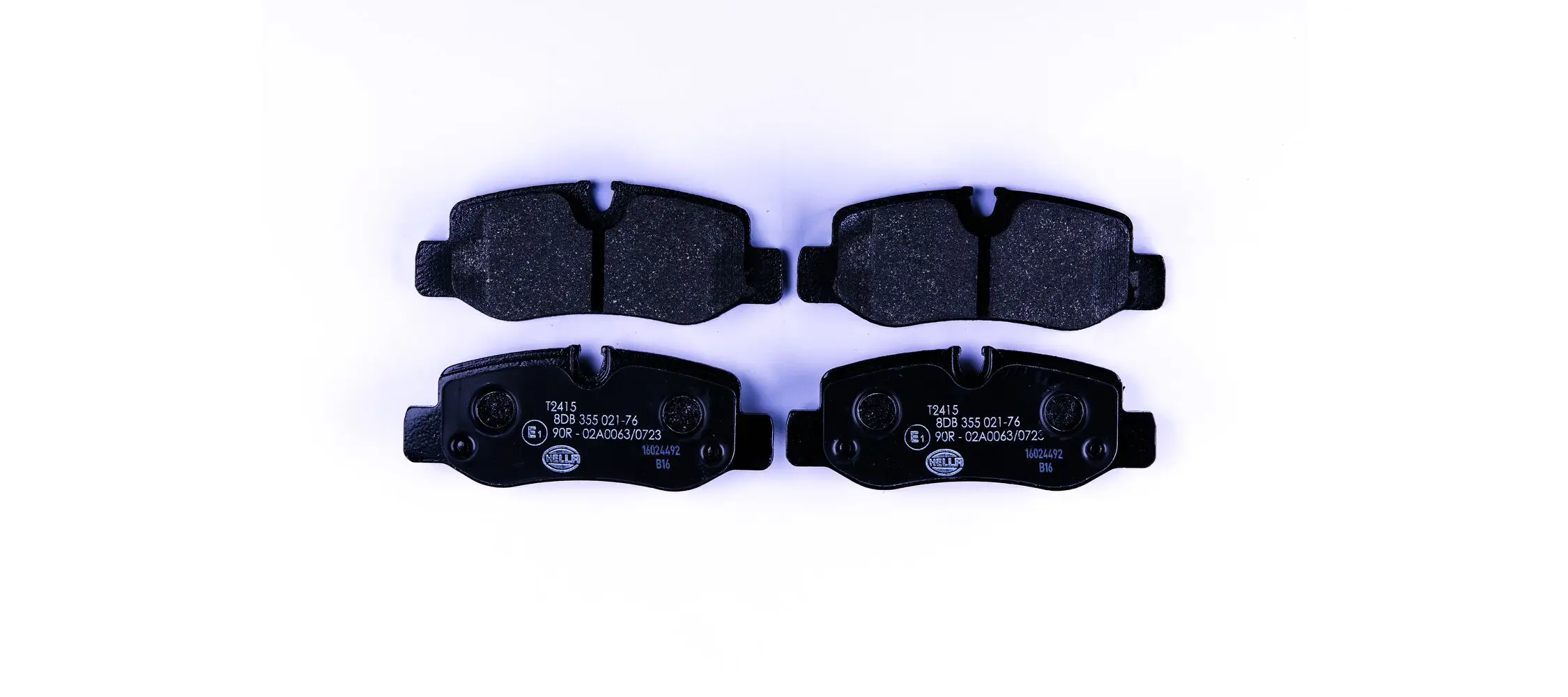 Bremsbelagsatz, Scheibenbremse Hinterachse HELLA 8DB 355 021-761