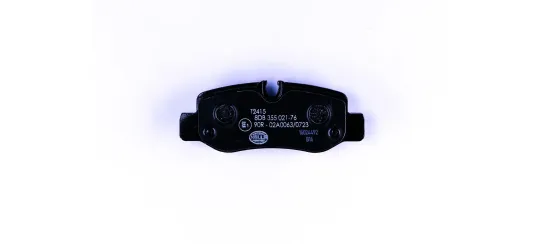Bremsbelagsatz, Scheibenbremse Hinterachse HELLA 8DB 355 021-761 Bild Bremsbelagsatz, Scheibenbremse Hinterachse HELLA 8DB 355 021-761