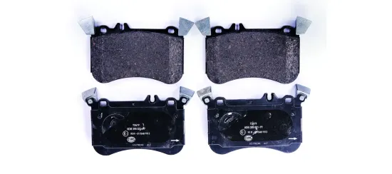 Bremsbelagsatz, Scheibenbremse Vorderachse HELLA 8DB 355 021-771 Bild Bremsbelagsatz, Scheibenbremse Vorderachse HELLA 8DB 355 021-771