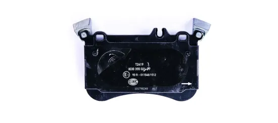 Bremsbelagsatz, Scheibenbremse Vorderachse HELLA 8DB 355 021-771 Bild Bremsbelagsatz, Scheibenbremse Vorderachse HELLA 8DB 355 021-771