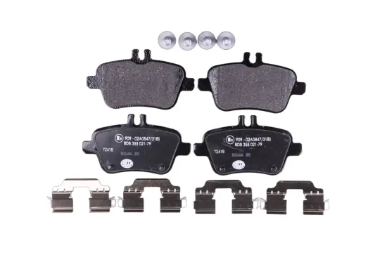 Bremsbelagsatz, Scheibenbremse Hinterachse HELLA 8DB 355 021-791 Bild Bremsbelagsatz, Scheibenbremse Hinterachse HELLA 8DB 355 021-791