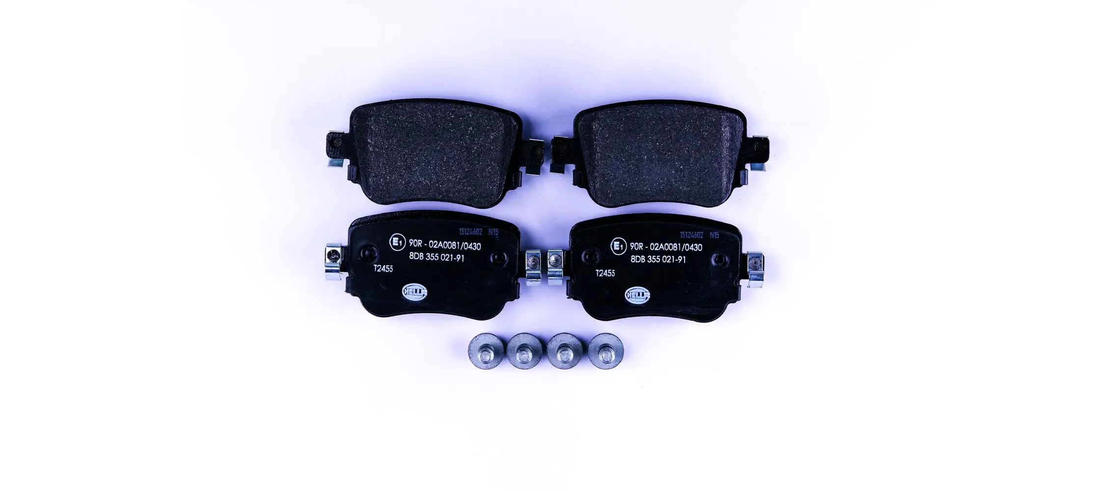 Bremsbelagsatz, Scheibenbremse HELLA 8DB 355 021-911