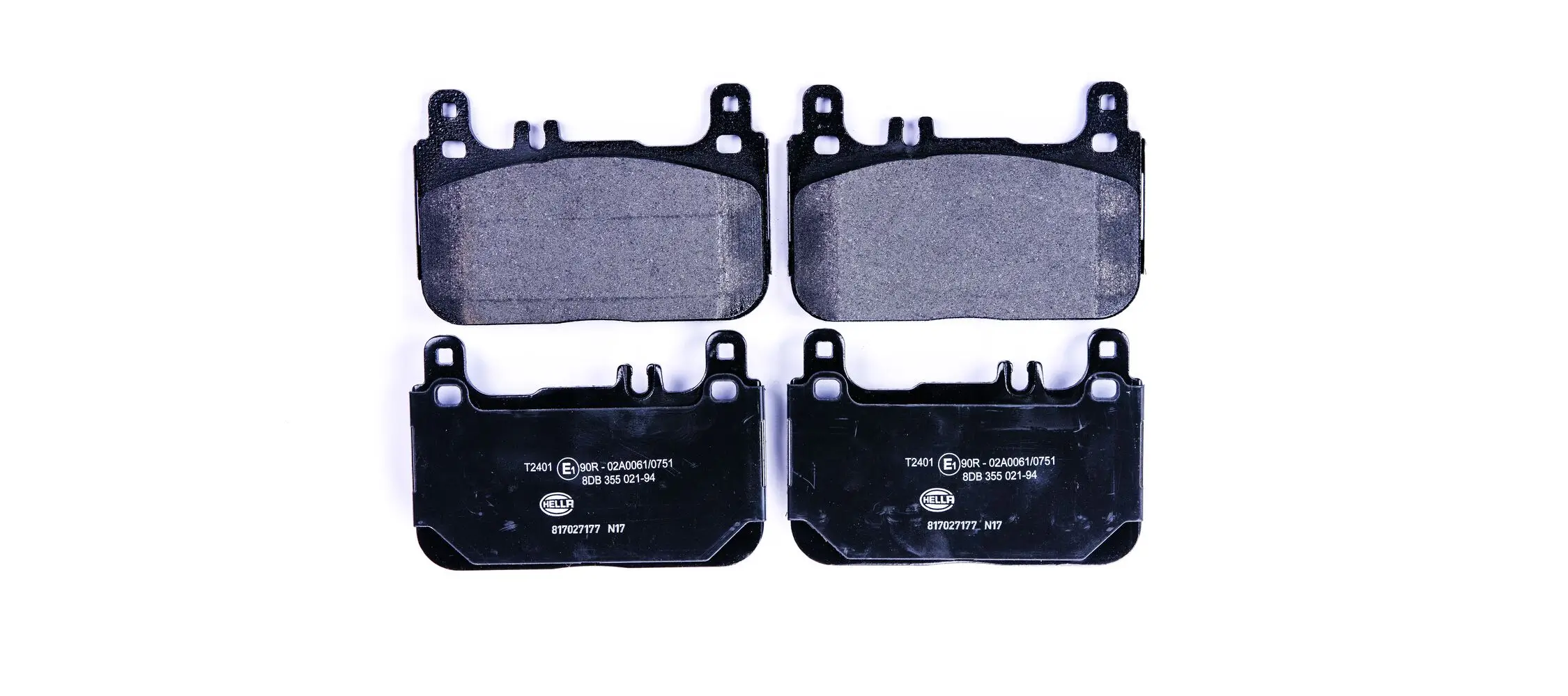 Bremsbelagsatz, Scheibenbremse Vorderachse HELLA 8DB 355 021-941