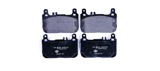 Bremsbelagsatz, Scheibenbremse Vorderachse HELLA 8DB 355 021-941 Bild Bremsbelagsatz, Scheibenbremse Vorderachse HELLA 8DB 355 021-941
