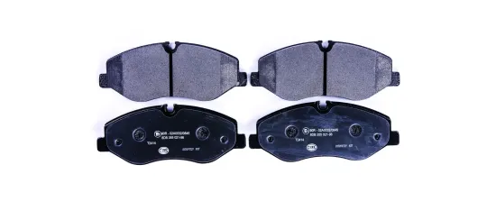 Bremsbelagsatz, Scheibenbremse Vorderachse HELLA 8DB 355 021-961 Bild Bremsbelagsatz, Scheibenbremse Vorderachse HELLA 8DB 355 021-961