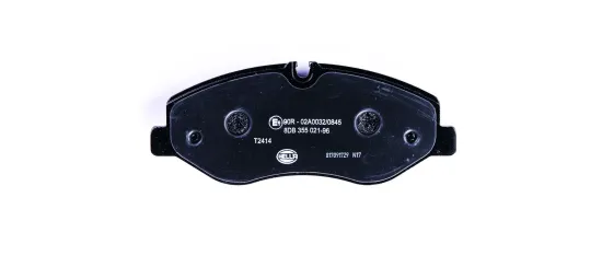 Bremsbelagsatz, Scheibenbremse Vorderachse HELLA 8DB 355 021-961 Bild Bremsbelagsatz, Scheibenbremse Vorderachse HELLA 8DB 355 021-961