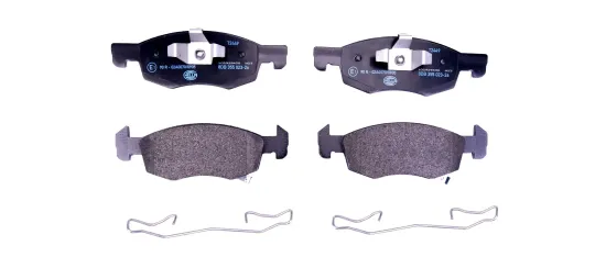 Bremsbelagsatz, Scheibenbremse HELLA 8DB 355 023-261 Bild Bremsbelagsatz, Scheibenbremse HELLA 8DB 355 023-261