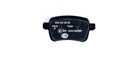 Bremsbelagsatz, Scheibenbremse HELLA 8DB 355 024-651 Bild Bremsbelagsatz, Scheibenbremse HELLA 8DB 355 024-651