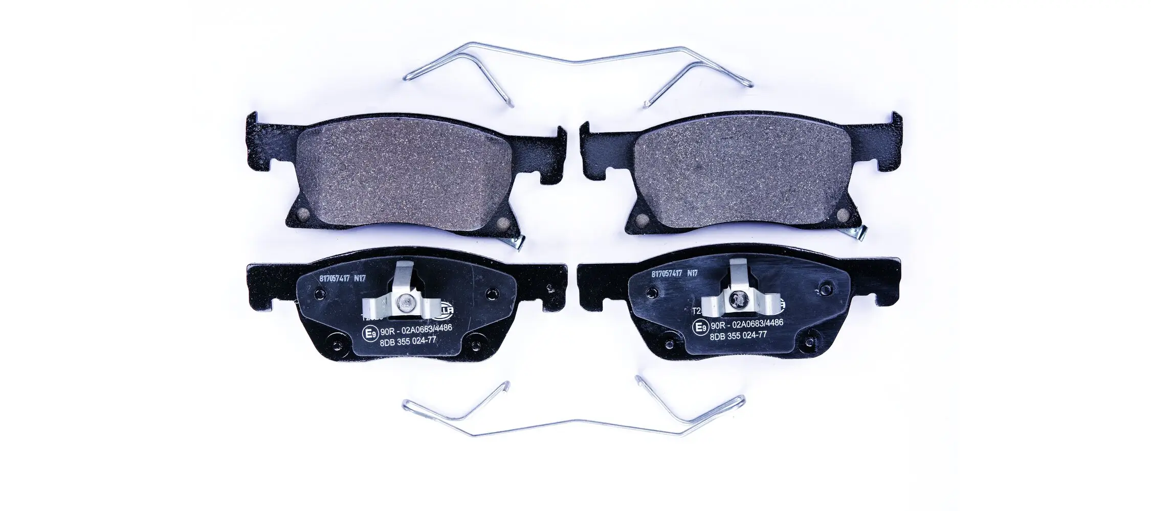 Bremsbelagsatz, Scheibenbremse HELLA 8DB 355 024-771