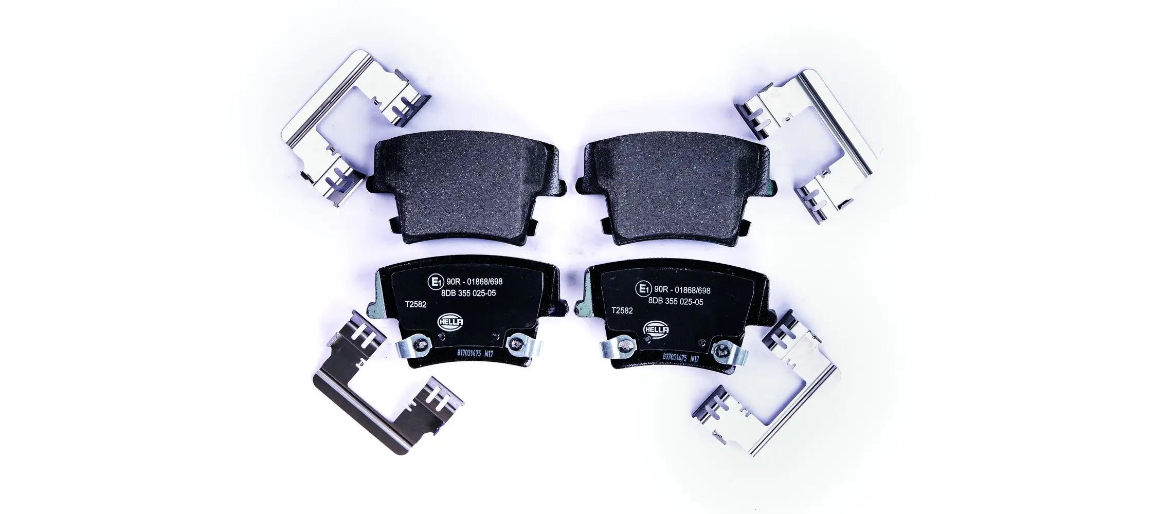 Bremsbelagsatz, Scheibenbremse HELLA 8DB 355 025-051