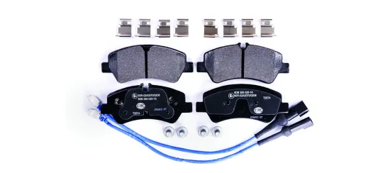 Bremsbelagsatz, Scheibenbremse HELLA 8DB 355 025-161 Bild Bremsbelagsatz, Scheibenbremse HELLA 8DB 355 025-161