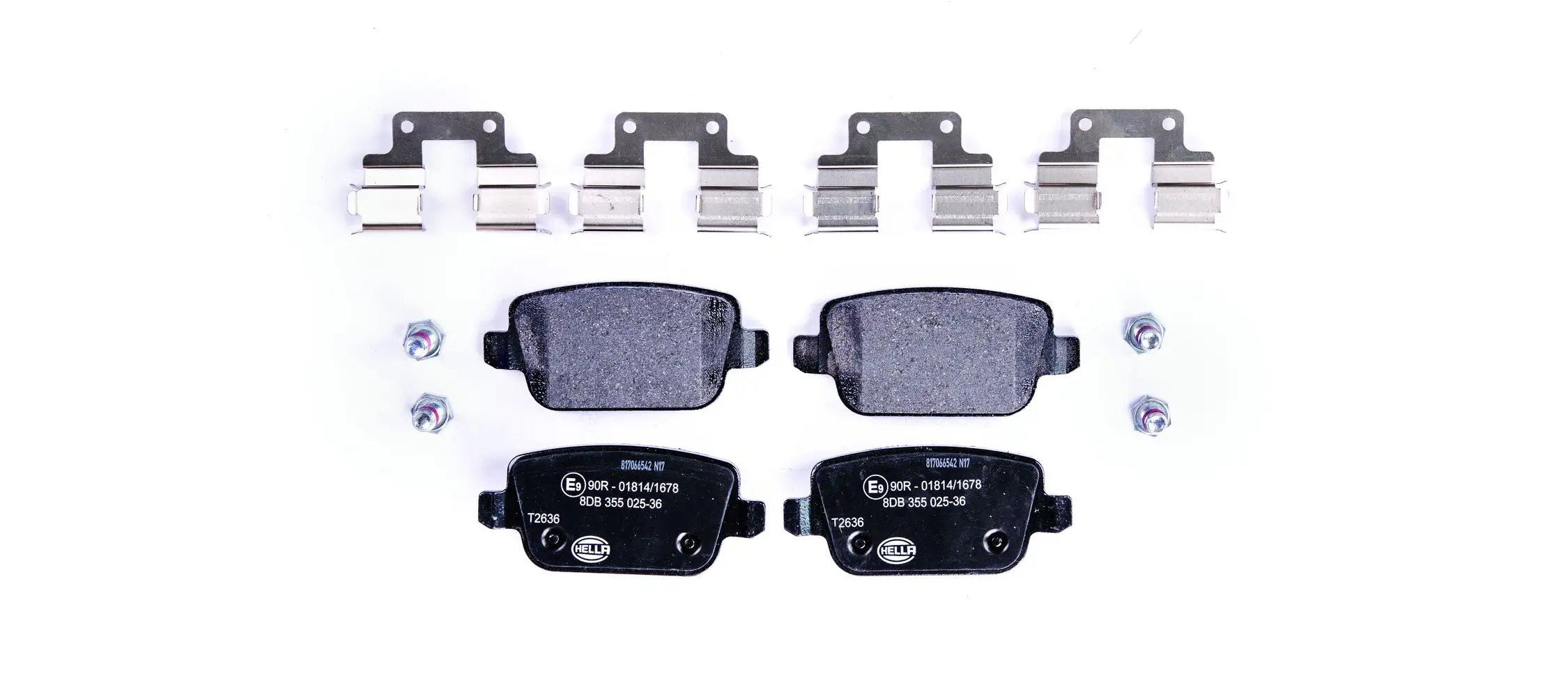 Bremsbelagsatz, Scheibenbremse HELLA 8DB 355 025-361