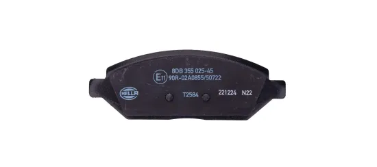 Bremsbelagsatz, Scheibenbremse HELLA 8DB 355 025-451 Bild Bremsbelagsatz, Scheibenbremse HELLA 8DB 355 025-451