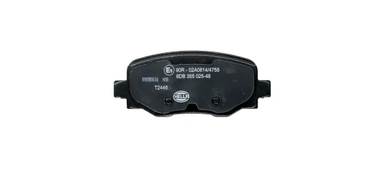 Bremsbelagsatz, Scheibenbremse Hinterachse HELLA 8DB 355 025-481 Bild Bremsbelagsatz, Scheibenbremse Hinterachse HELLA 8DB 355 025-481