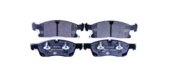 Bremsbelagsatz, Scheibenbremse Vorderachse HELLA 8DB 355 025-541 Bild Bremsbelagsatz, Scheibenbremse Vorderachse HELLA 8DB 355 025-541