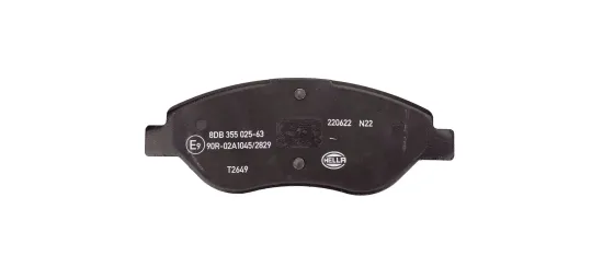 Bremsbelagsatz, Scheibenbremse HELLA 8DB 355 025-631 Bild Bremsbelagsatz, Scheibenbremse HELLA 8DB 355 025-631